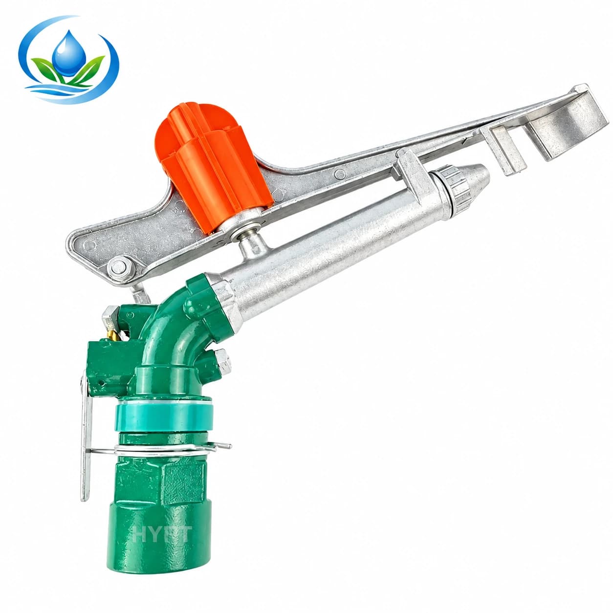 Rotating Rain Gun Sprinkler for Field Irrigation, 20-40 m Spray Radius