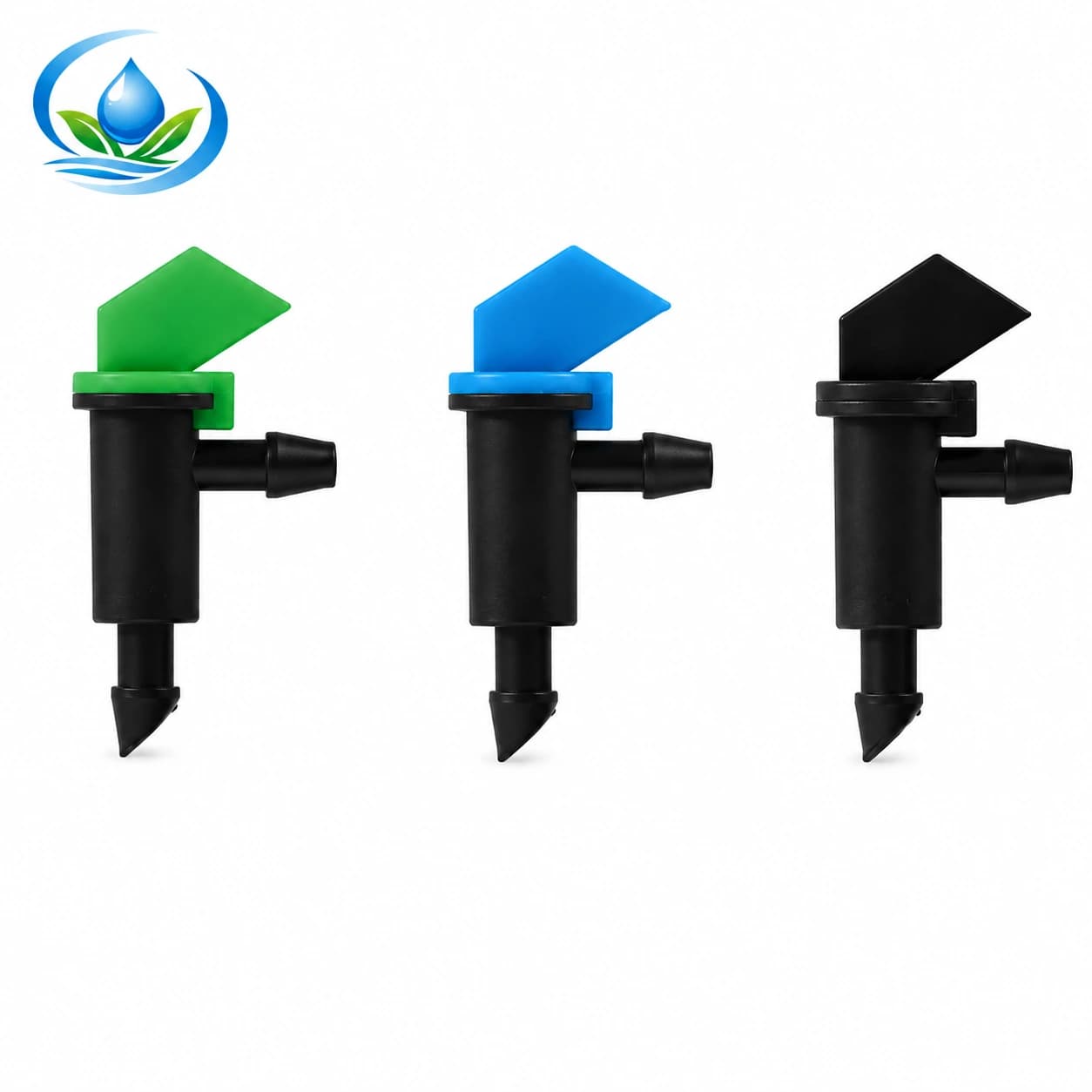 Flag Drip Emitters for Garden and Nursery Irrigation