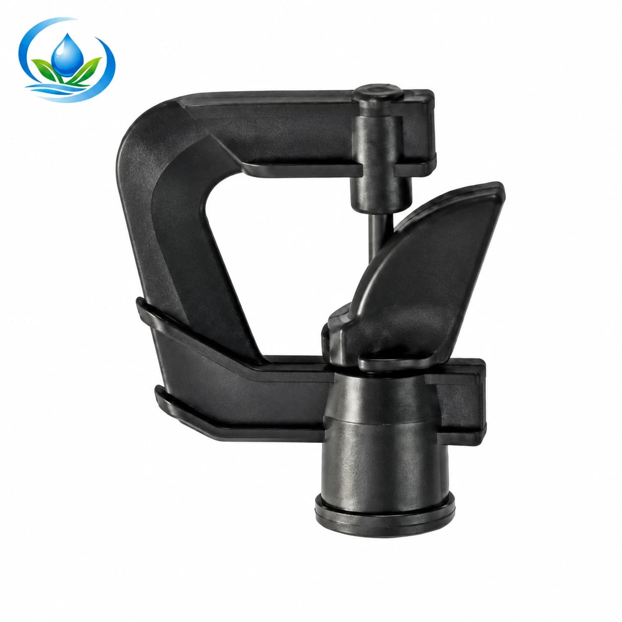 Offset Side-Wheel Micro Sprinkler for Orchard Irrigation