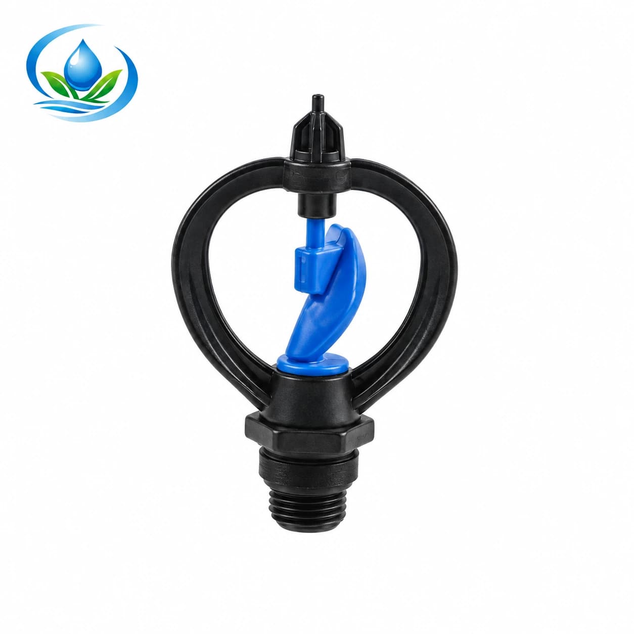 Butterfly Spinning Sprinkler for Gardens, 1/2- and 3/4-Inch Male Threads