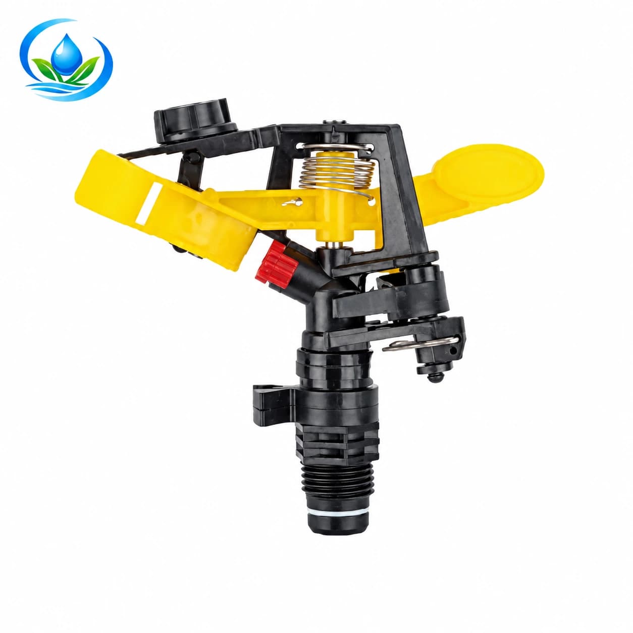 Plastic Impact Sprinkler for Field Irrigation, 1/2-Inch Male-Thread Inlet