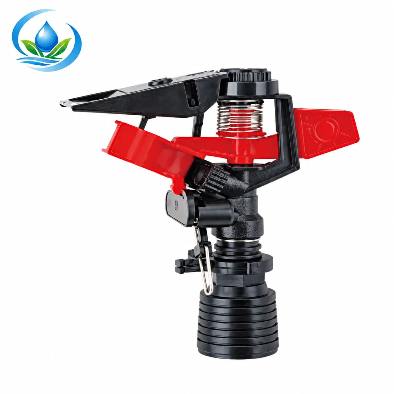 Adjustable Impact Sprinkler for Field Irrigation, 3/4-Inch Female-Thread Inlet