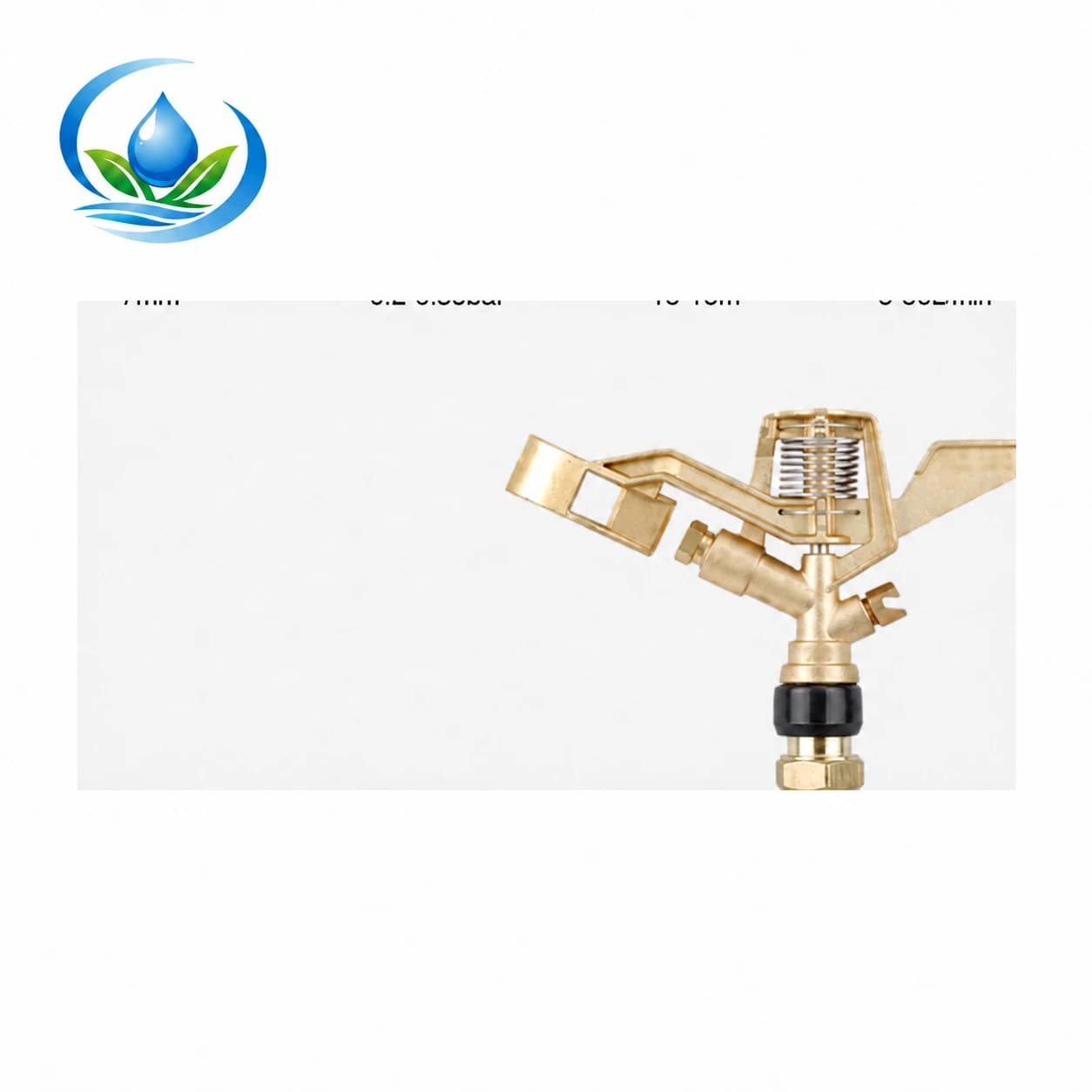 3/4-Inch Male-Thread Zinc-Alloy Impact Sprinkler