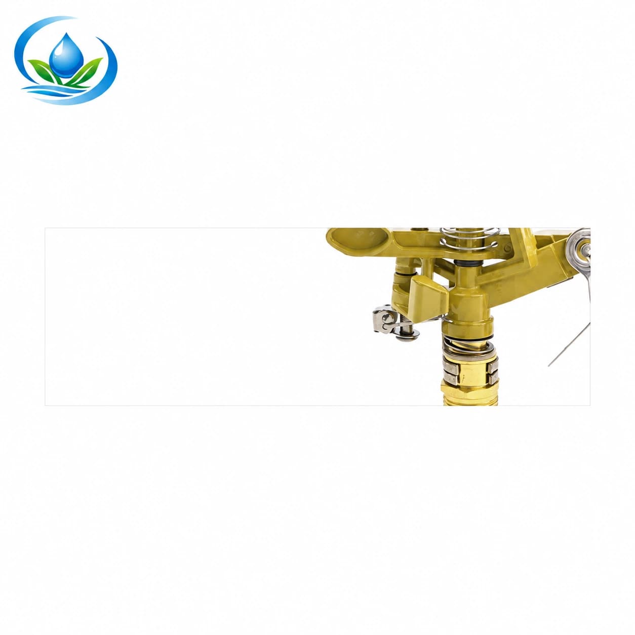 Zinc-Alloy Impact Sprinkler for Field Irrigation, 4 mm Nozzles