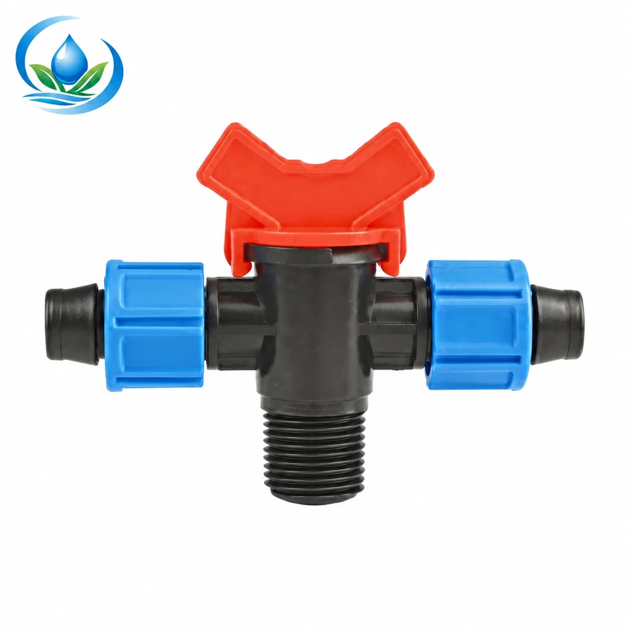 Male Locking Tee Valve for Drip Irrigation