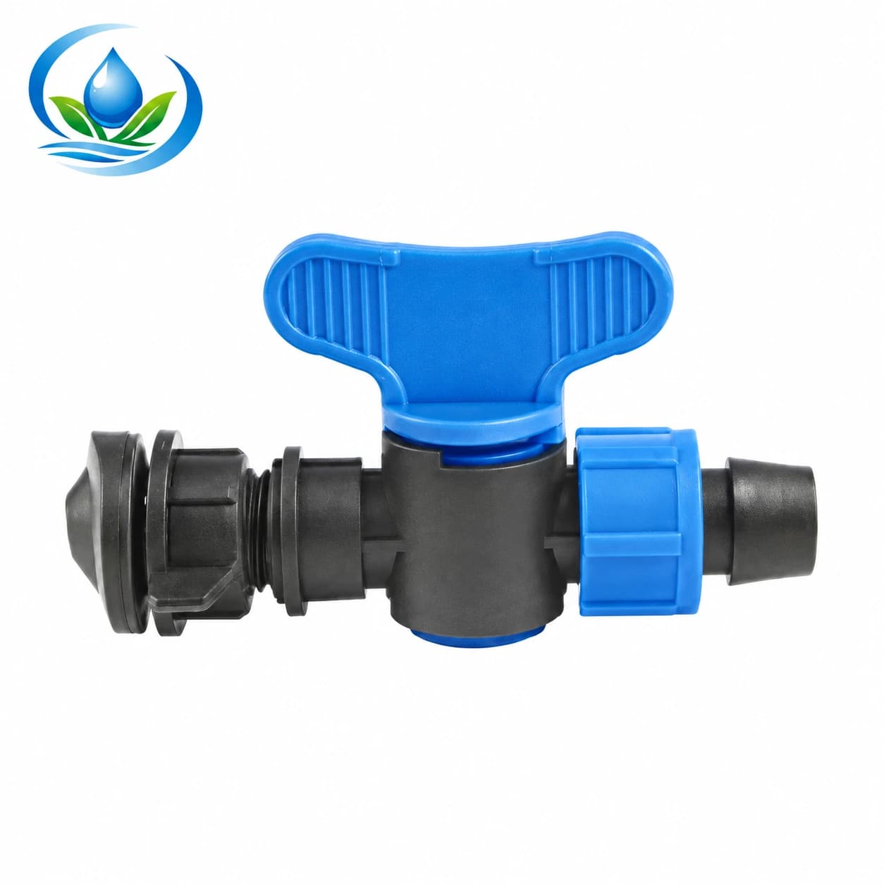 Tape Valve for Layflat Hose (Blue Handle)