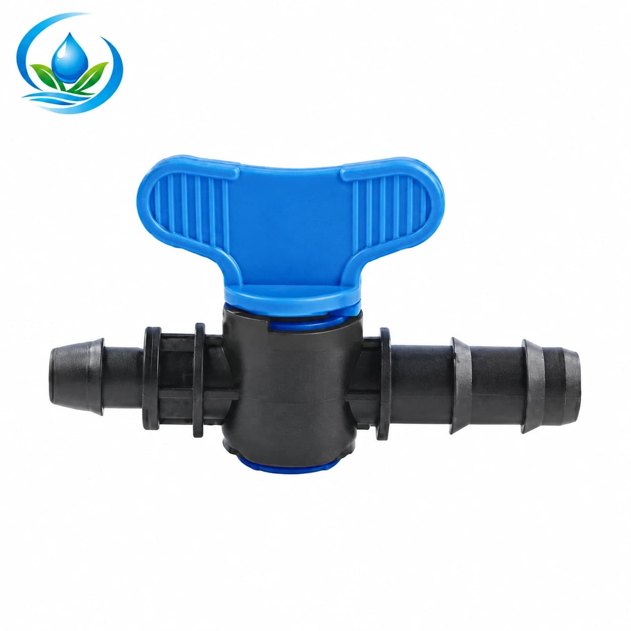 Barb Takeoff Valve (Blue Handle) for Drip Irrigation
