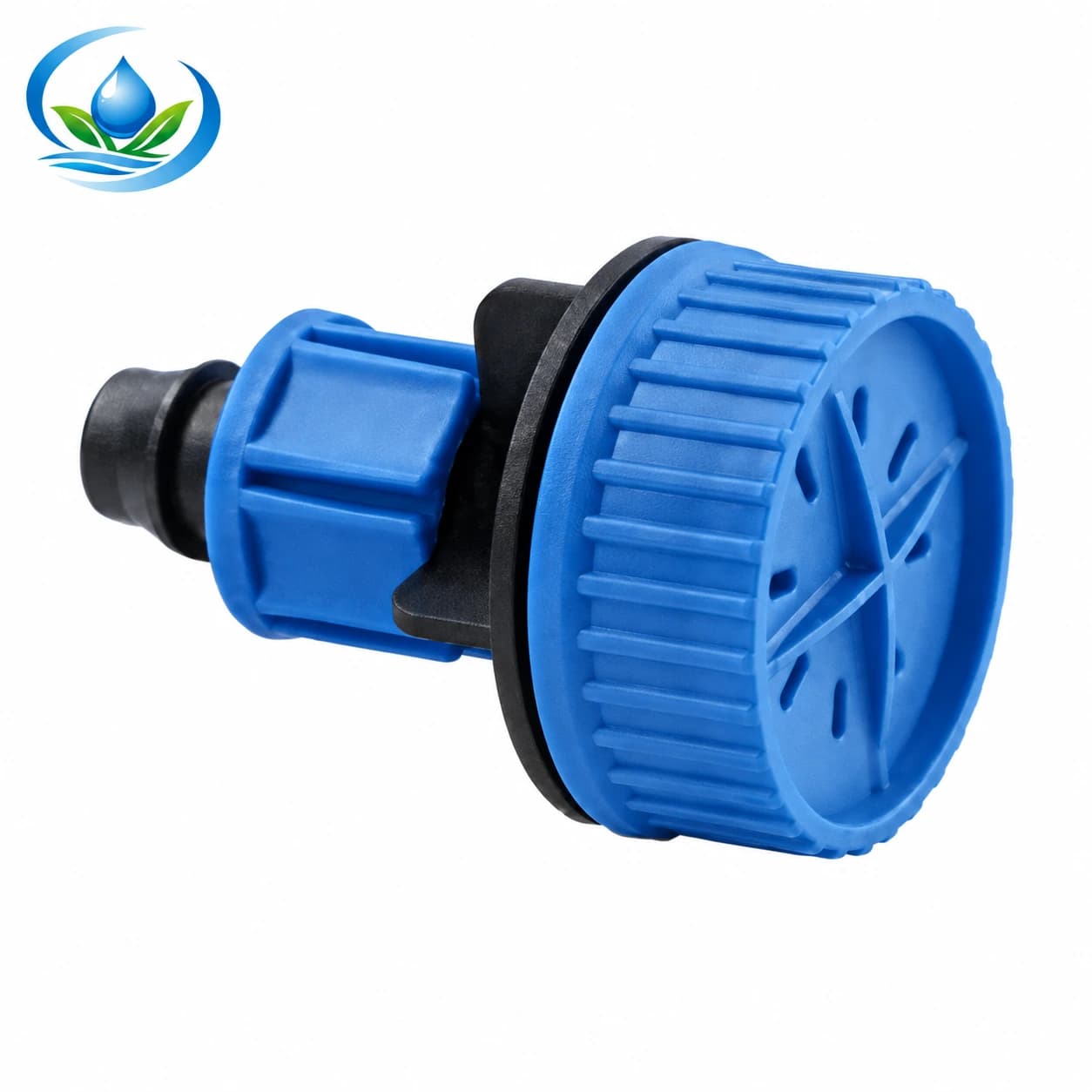 Inline Drip Tubing Flush Valve with Lock Connection