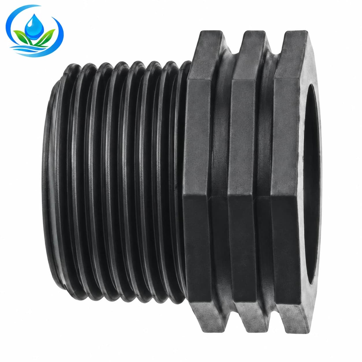 Male-to-Female Reducing Bushing for Irrigation Pipe