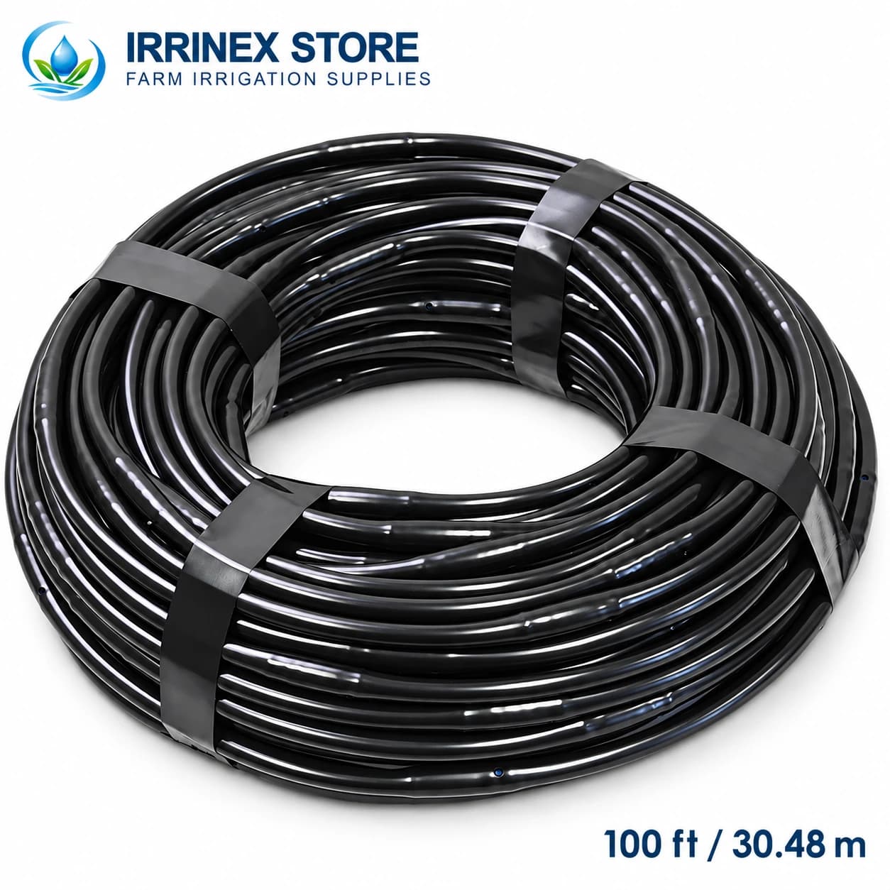 1/4-Inch Drip Emitter Tubing with 6-Inch Spacing