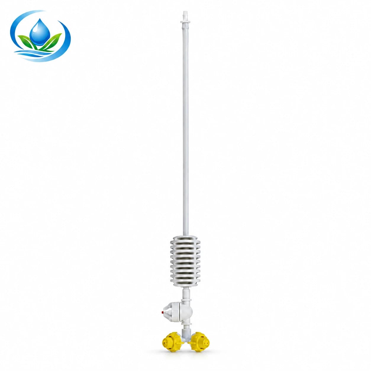 60 cm Hanging Dual-Head Assembly, White Valve Body product image