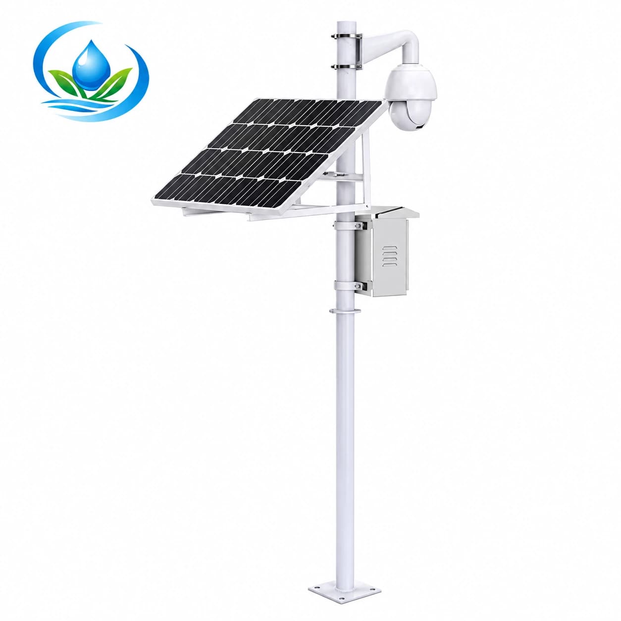 Solar Crop Growth Monitoring Camera for Fields