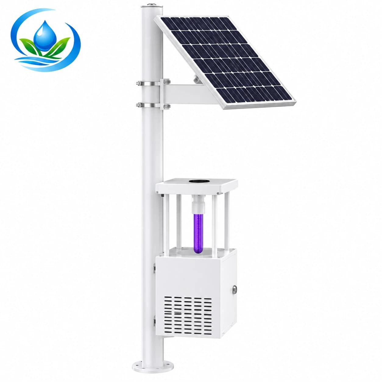 Solar Fan-Suction Insect Trap for Farm Fields