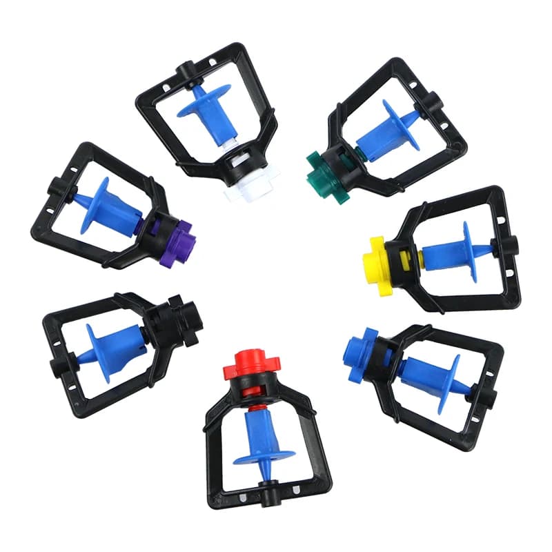 251T blue-wheel rotary micro sprinkler nozzle assortment