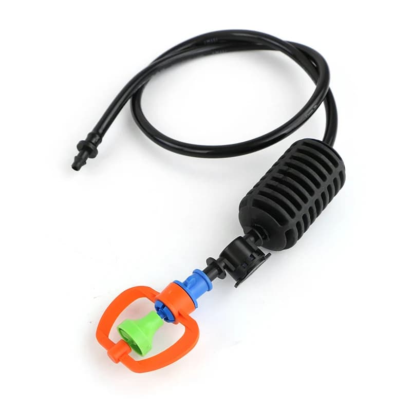 251T frame rotary micro sprinkler with anti-drip hanging assembly