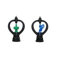 Butterfly wheel and spinning sprinkler family comparison