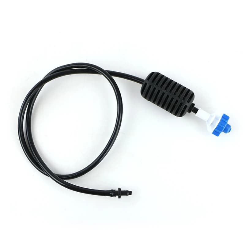 Single-outlet mist nozzle with black hanging assembly
