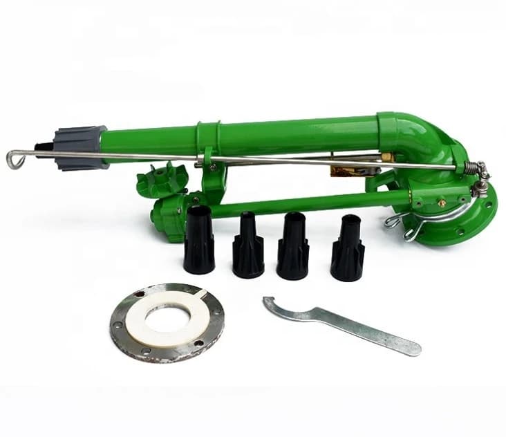 P40 and P50 rain gun with nozzles flange ring and wrench