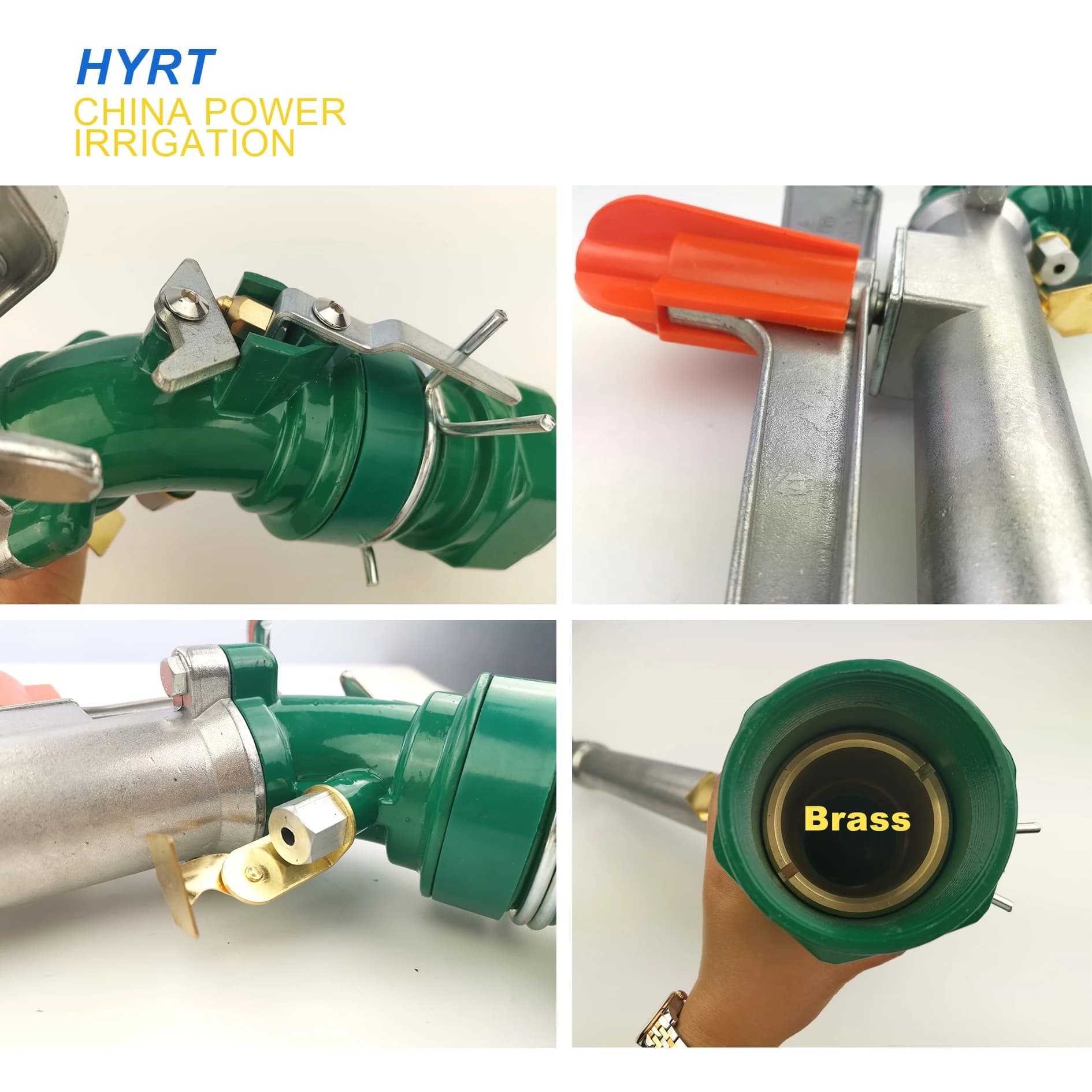 PY agricultural rain gun connection and mechanism details