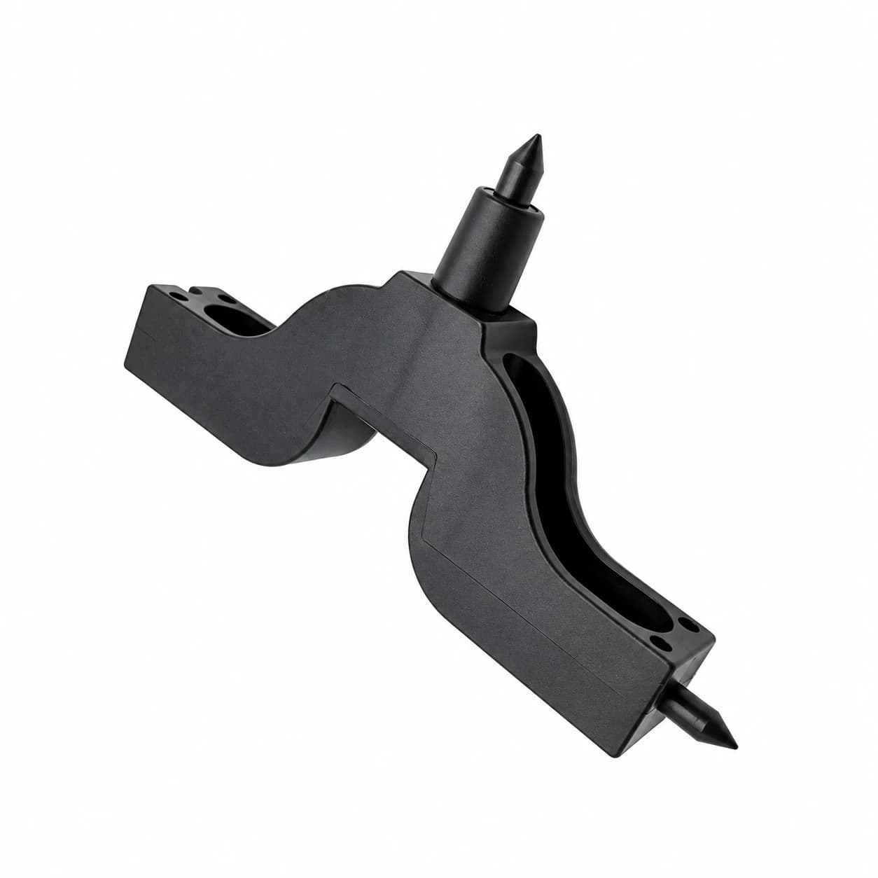 AI-enhanced plastic drip tubing punch oblique view