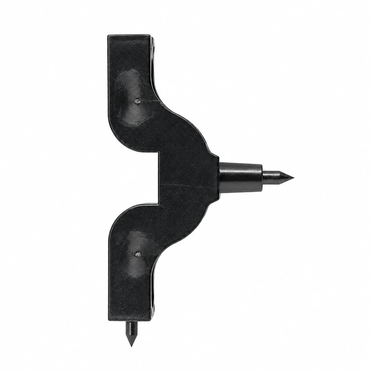 AI-enhanced plastic drip tubing punch reverse view
