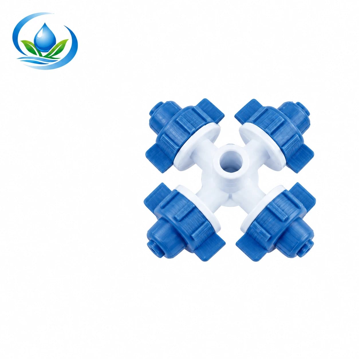 Four-Outlet Misting Nozzle for Greenhouse Irrigation, 0.5 mm Orifice