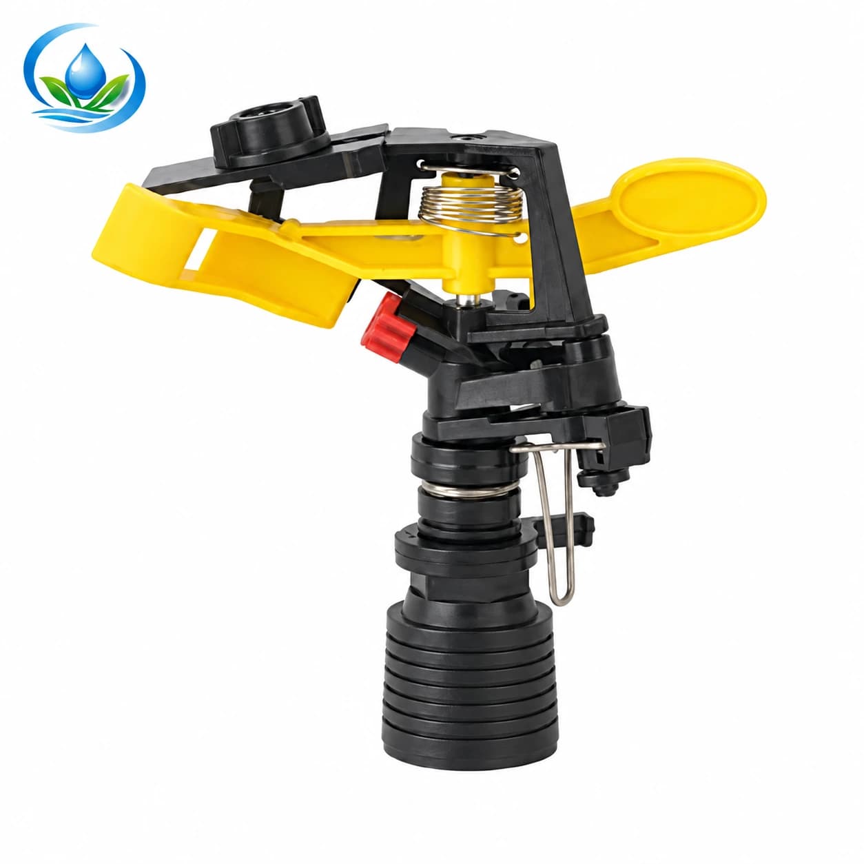 Plastic Impact Sprinkler for Field Irrigation, 3/4-Inch Male-Thread Inlet, 5-10 m Radius